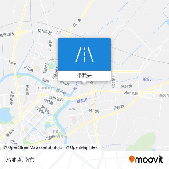 冶浦路地图