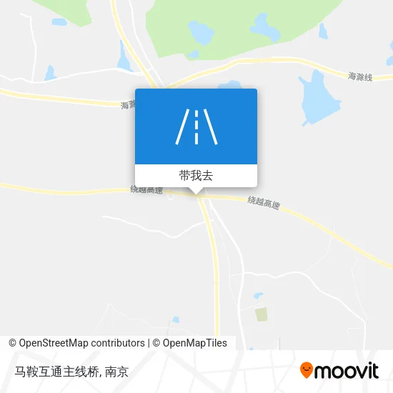 马鞍互通主线桥地图