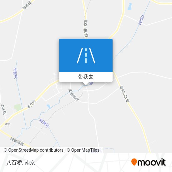 八百桥地图