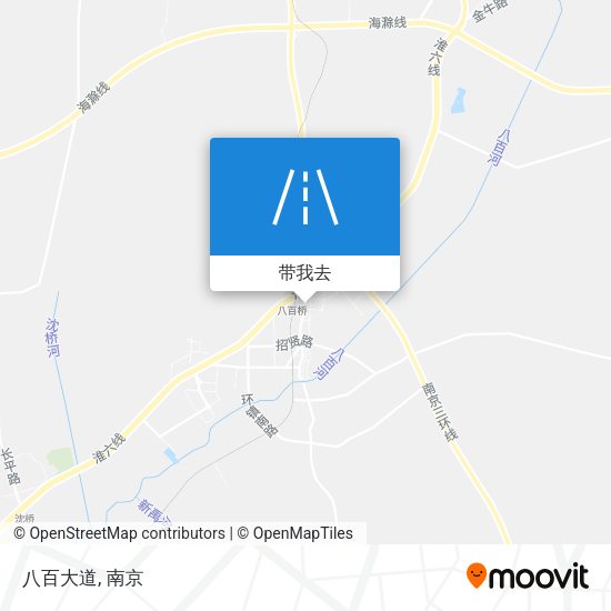 八百大道地图