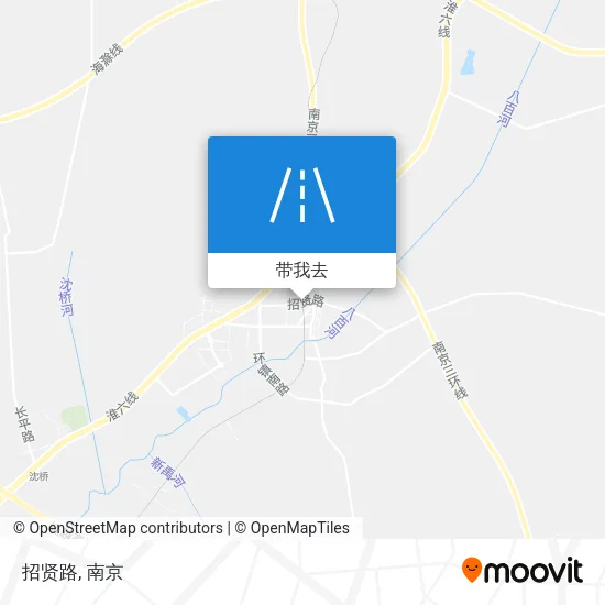 招贤路地图