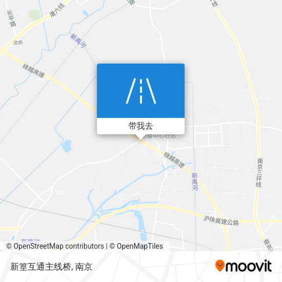 新篁互通主线桥地图