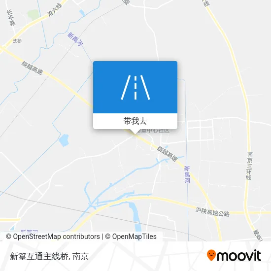 新篁互通主线桥地图