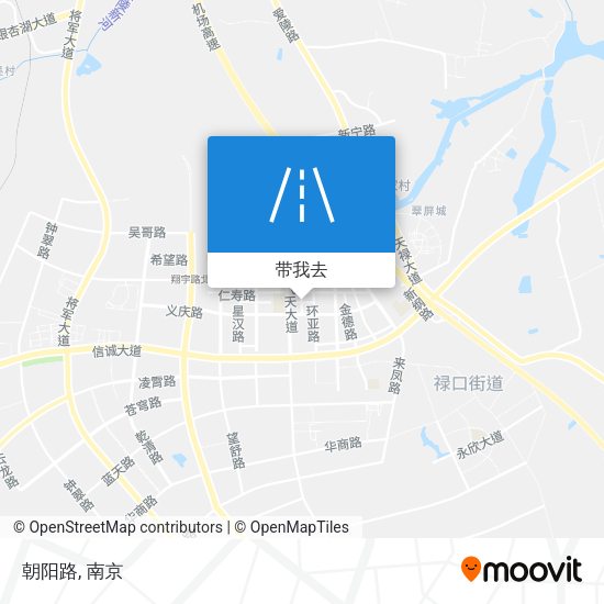 朝阳路地图