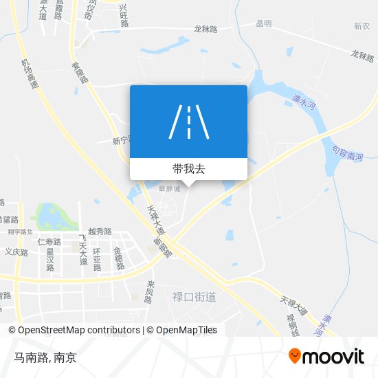 马南路地图