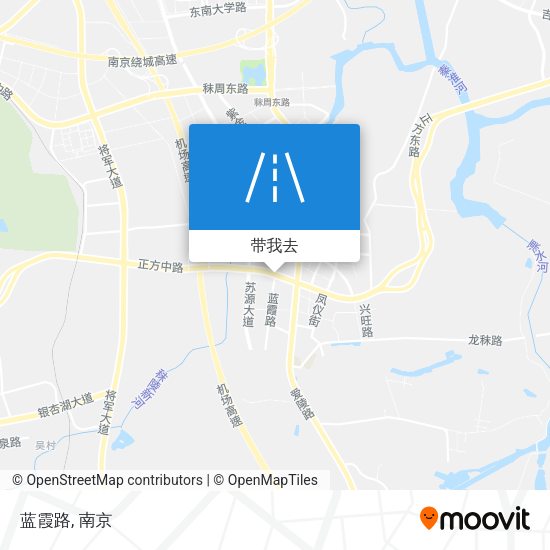 蓝霞路地图