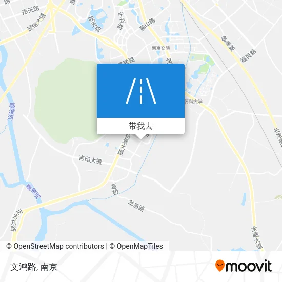 文鸿路地图