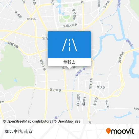 家园中路地图