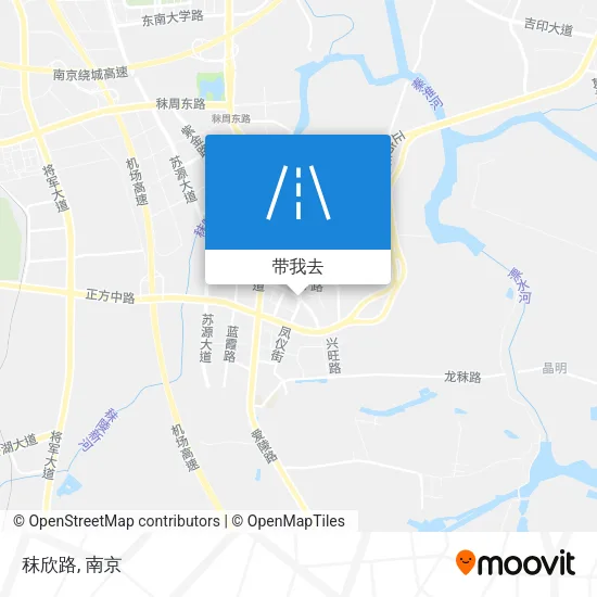 秣欣路地图