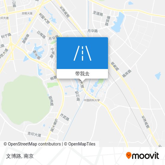 文博路地图