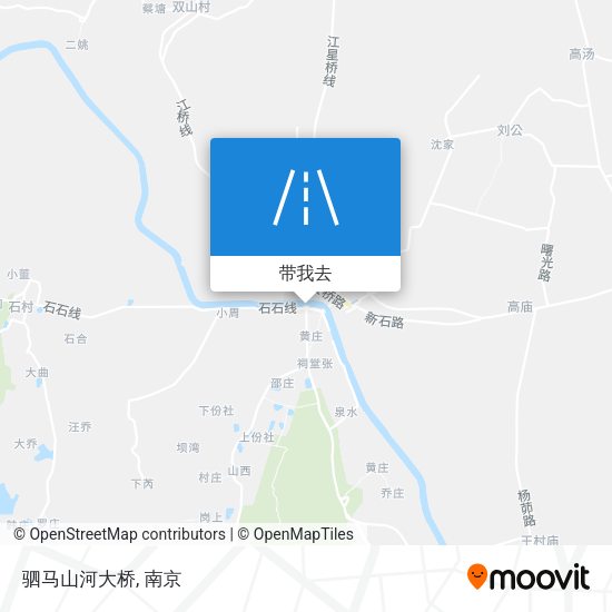 驷马山河大桥地图