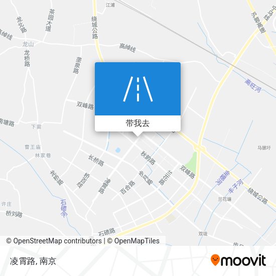 凌霄路地图