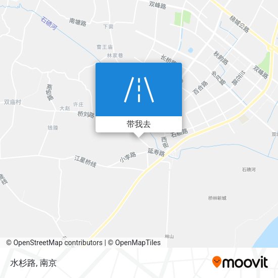 水杉路地图