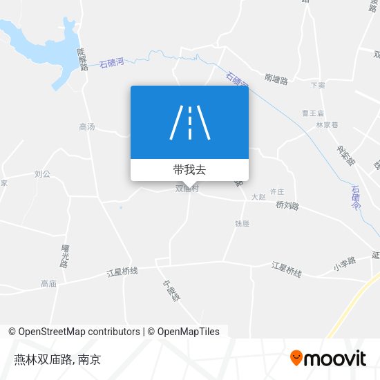 燕林双庙路地图