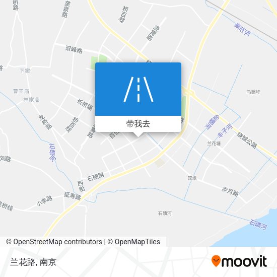 兰花路地图
