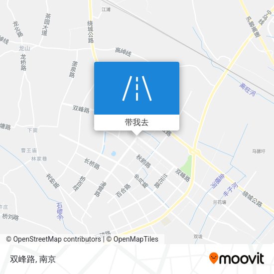 双峰路地图