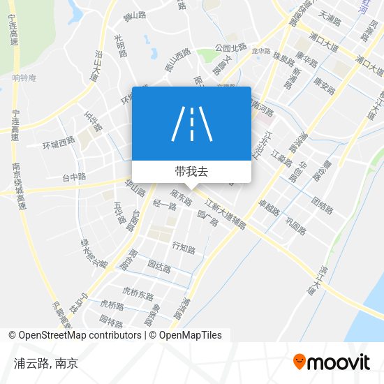 浦云路地图
