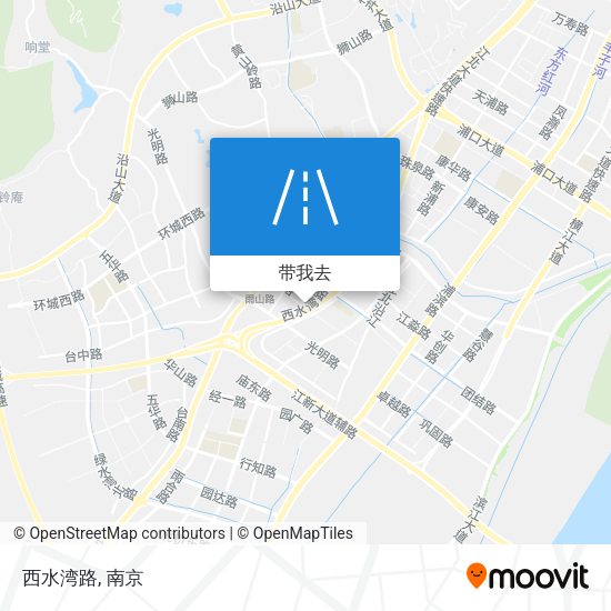 西水湾路地图