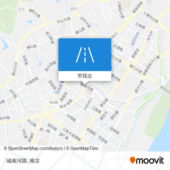 城南河路地图