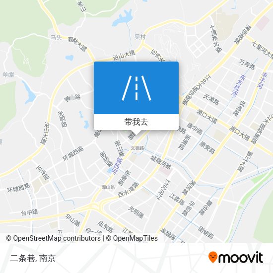 二条巷地图