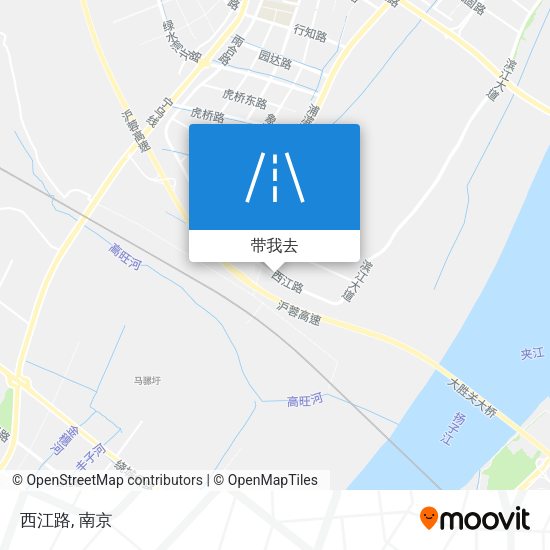 西江路地图