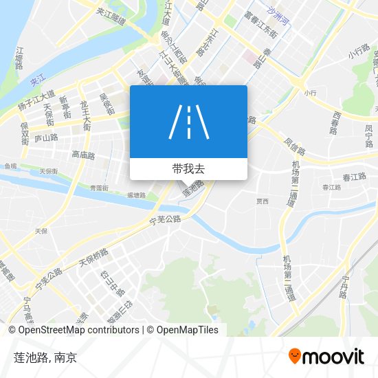 莲池路地图