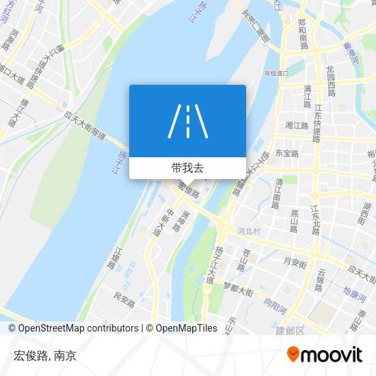 宏俊路地图