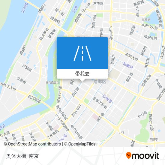 奥体大街地图