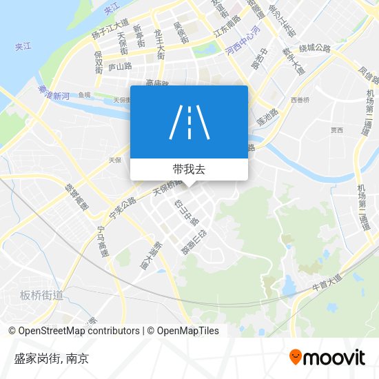 盛家岗街地图