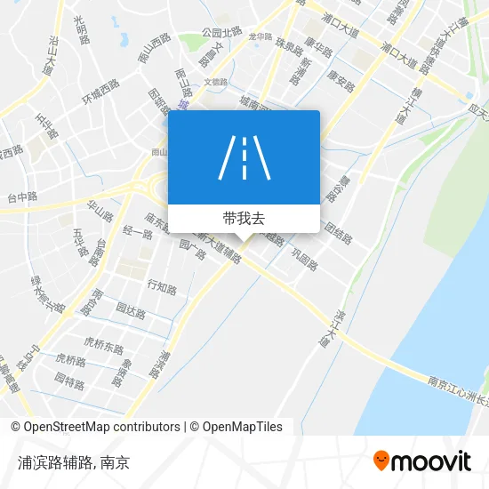 浦滨路辅路地图