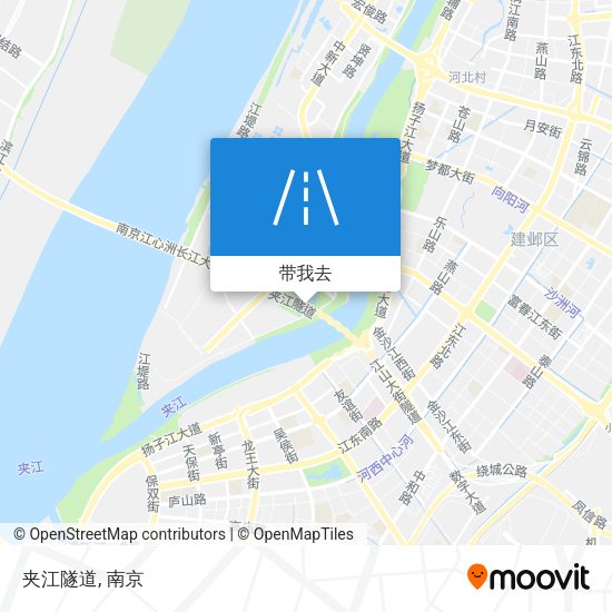 夹江隧道地图