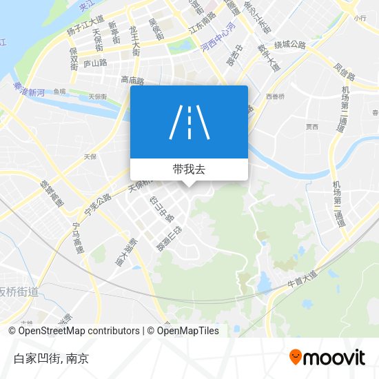 白家凹街地图