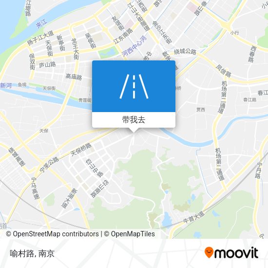 喻村路地图