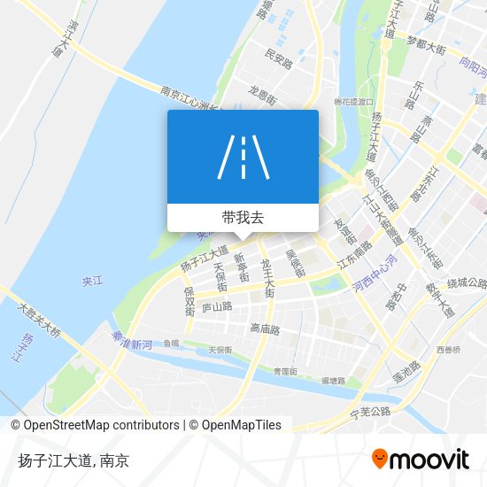 扬子江大道地图