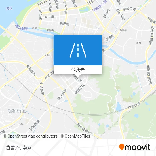 岱善路地图