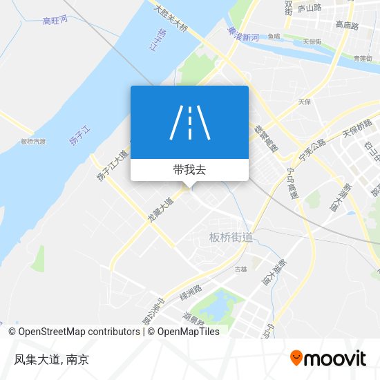 凤集大道地图