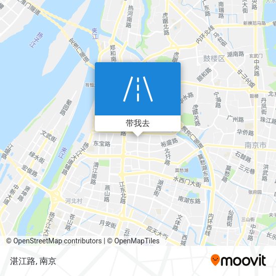 湛江路地图