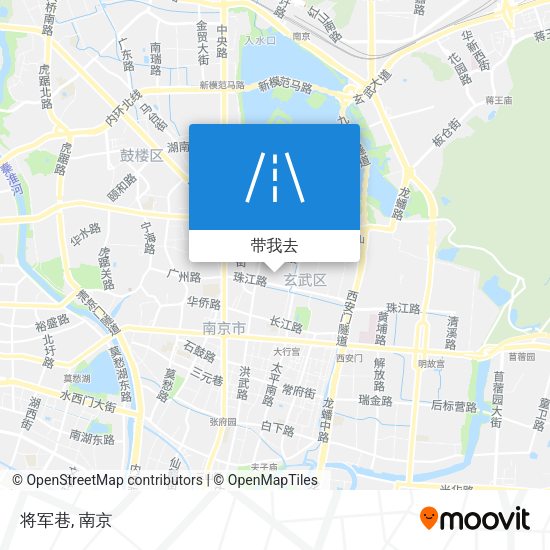 将军巷地图