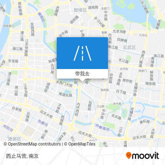 西止马营地图