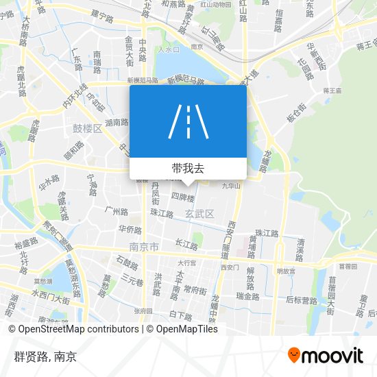 群贤路地图