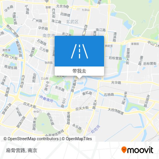 扇骨营路地图
