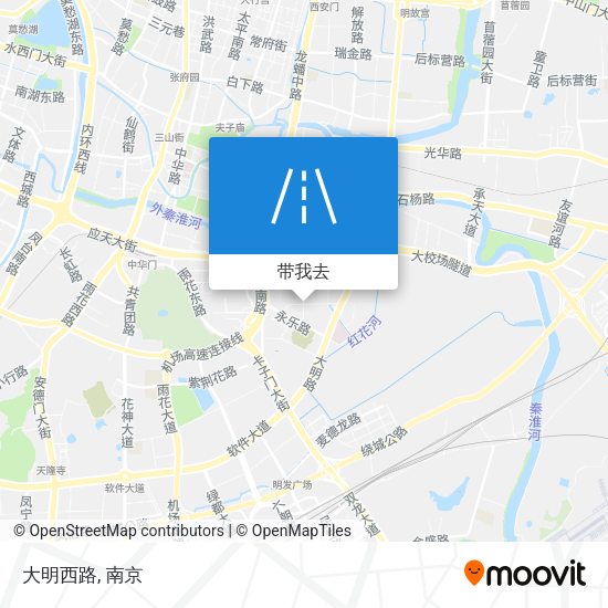 大明西路地图