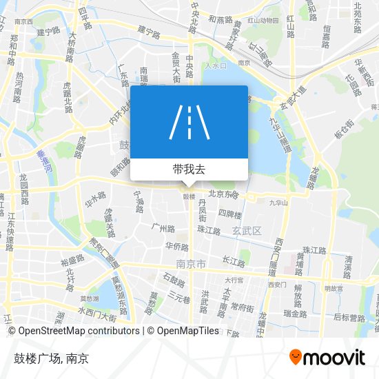 鼓楼广场地图
