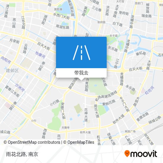 雨花北路地图