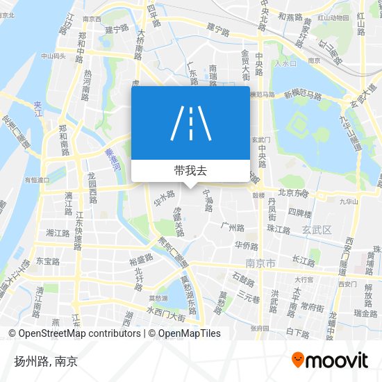 扬州路地图