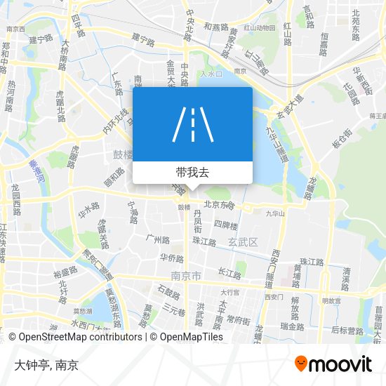 大钟亭地图