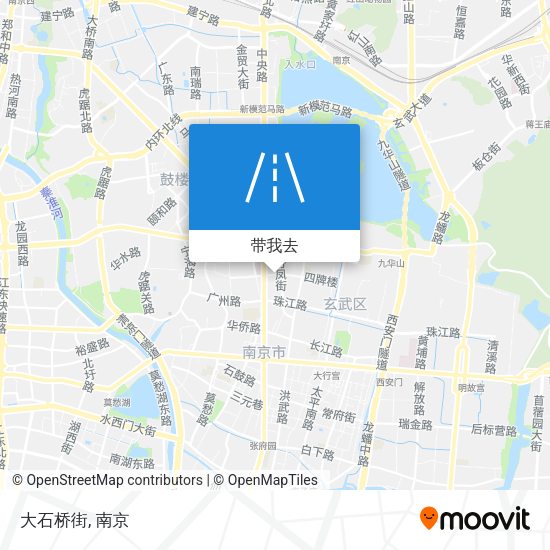 大石桥街地图
