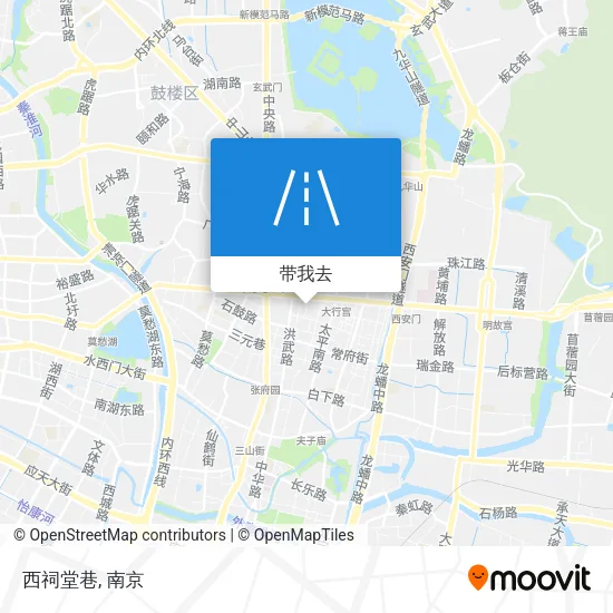 西祠堂巷地图