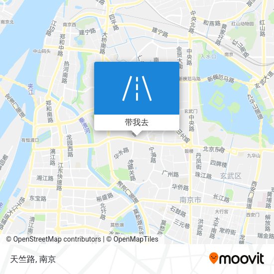 天竺路地图