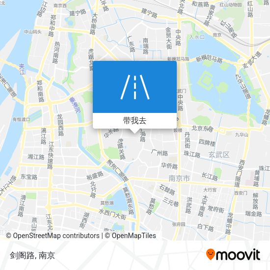 剑阁路地图